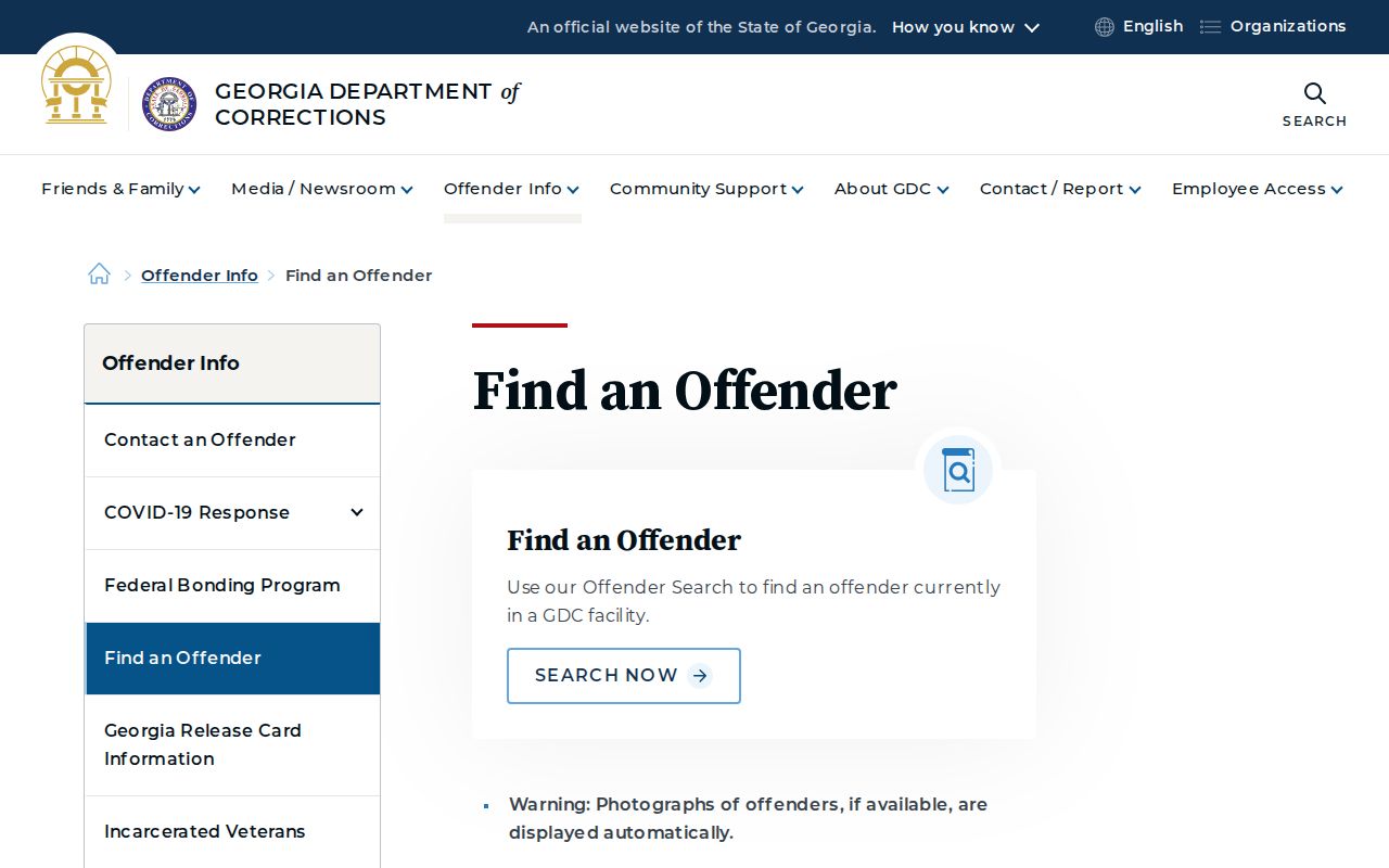 Jeff Davis County arrest history GDC offender search
