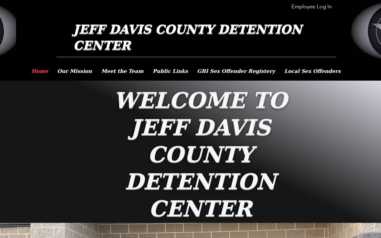 Jeff Davis County arrest booking detention website