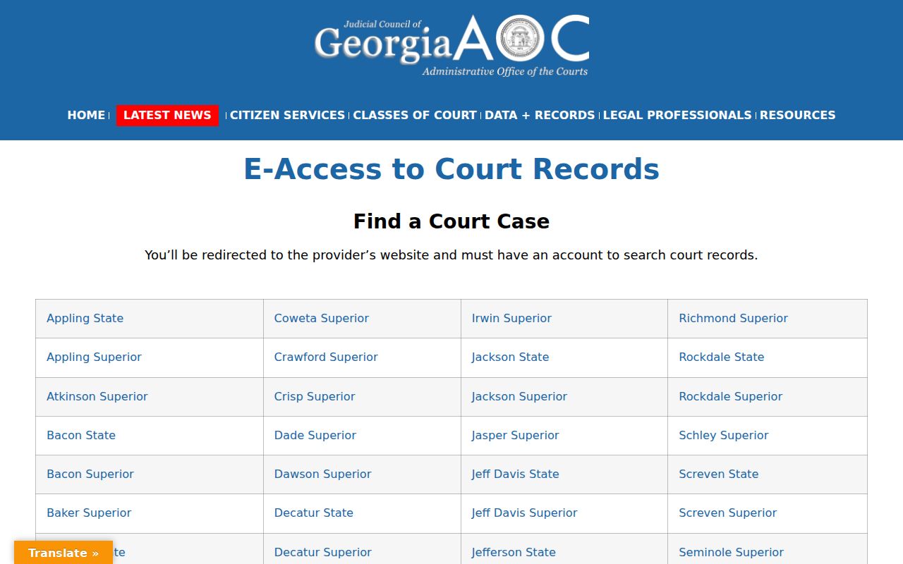 Jeff Davis County court case record access